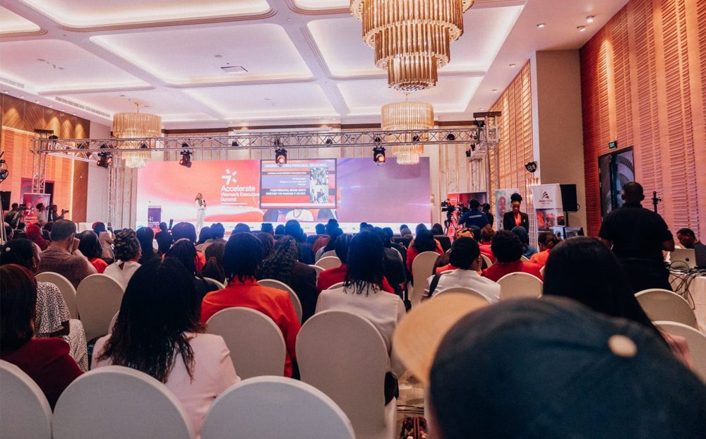 Accelerate Women Executive Summit stage